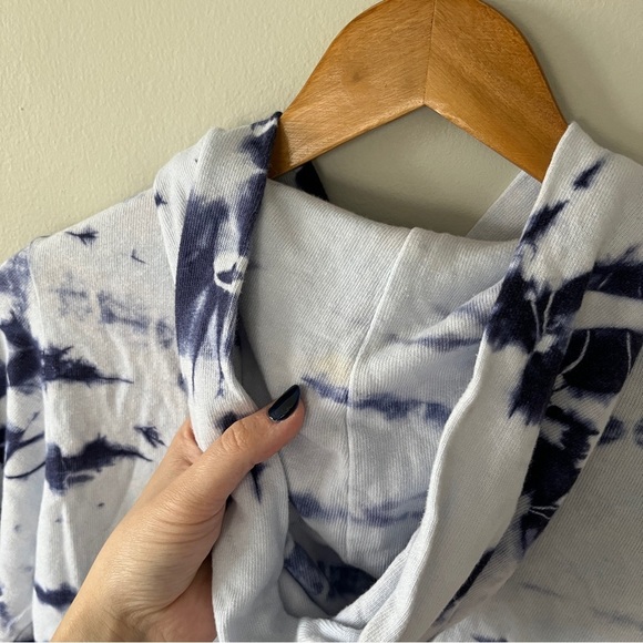 Monrow Tie Dye Zip Up Hoodie Sweatshirt Top Size XS - Picture 3 of 5